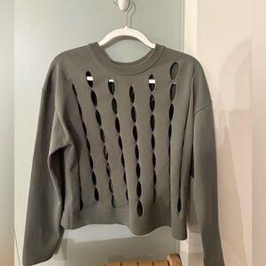 Lululemon Open Hole Mesh Knit Pullover
